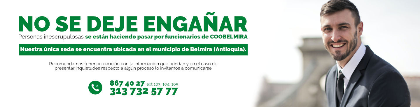 No se deje engañar