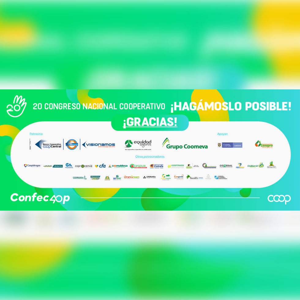 Balance 20° Congreso Nacional Cooperativo: Responder desde la cooperación al cambio social ¡¡¡HAGÁMOSLO POSIBLE!!!