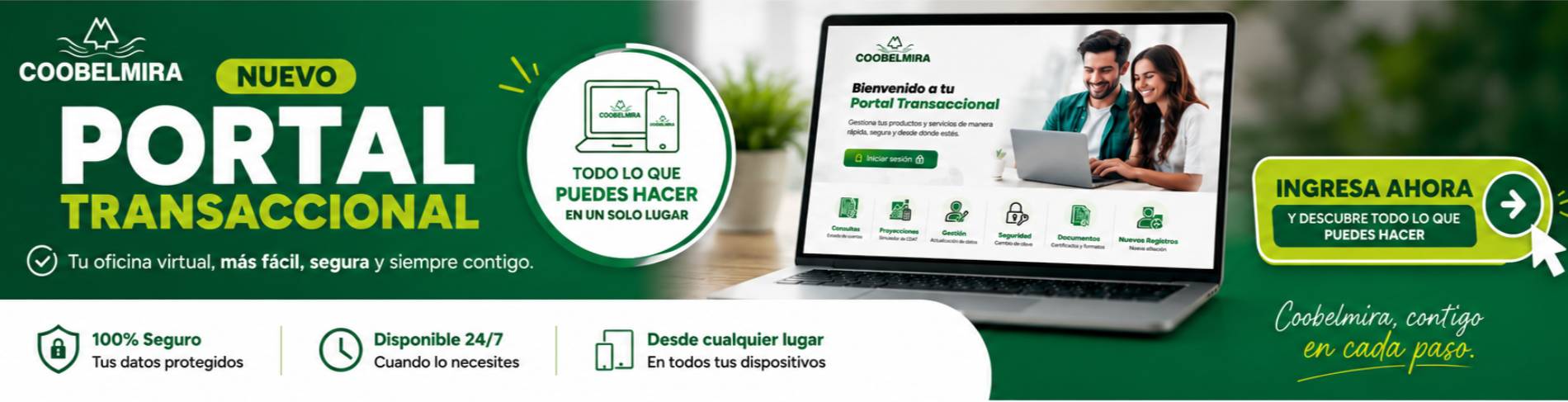 Nuevo portal Transaccional Coobelmira